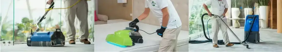 Mattress cleaning machine for commercial users, hotels and cleaning companies