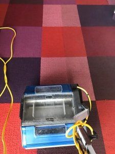 during floor cleaning with the Duplex machine