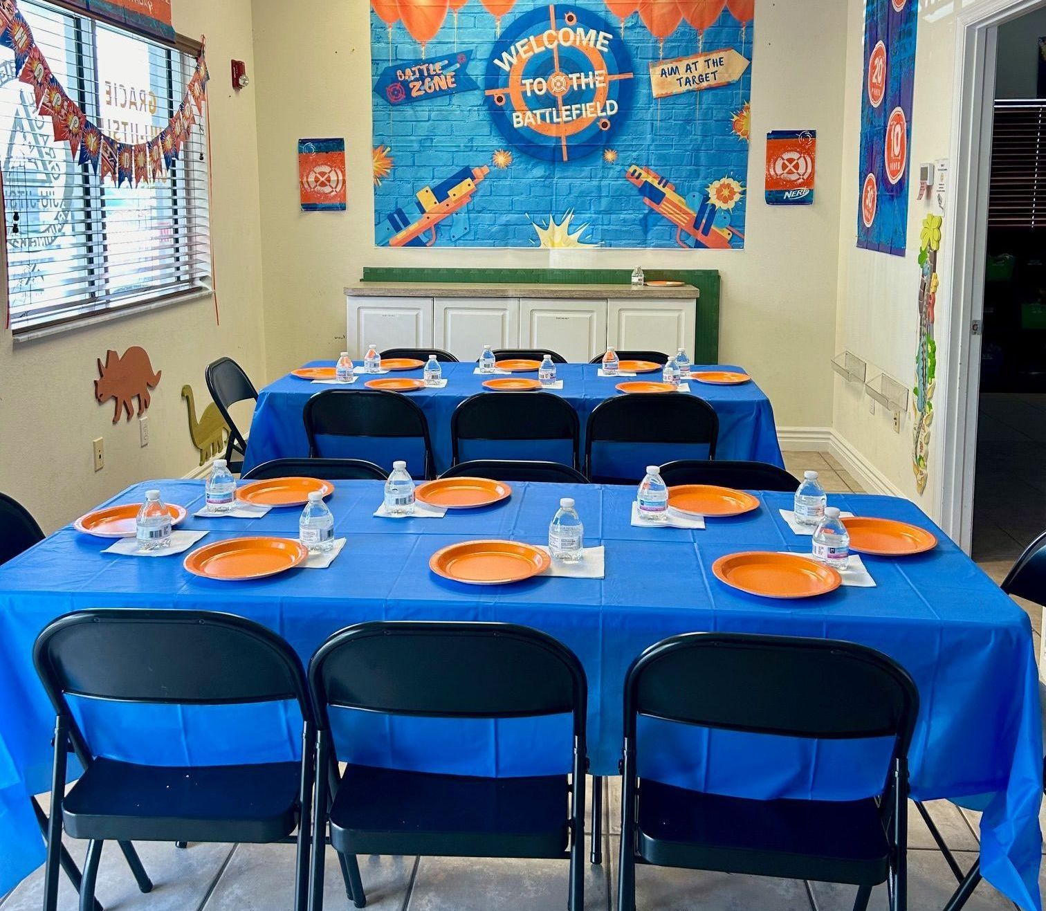 Karate and Nerf Birthday Parties