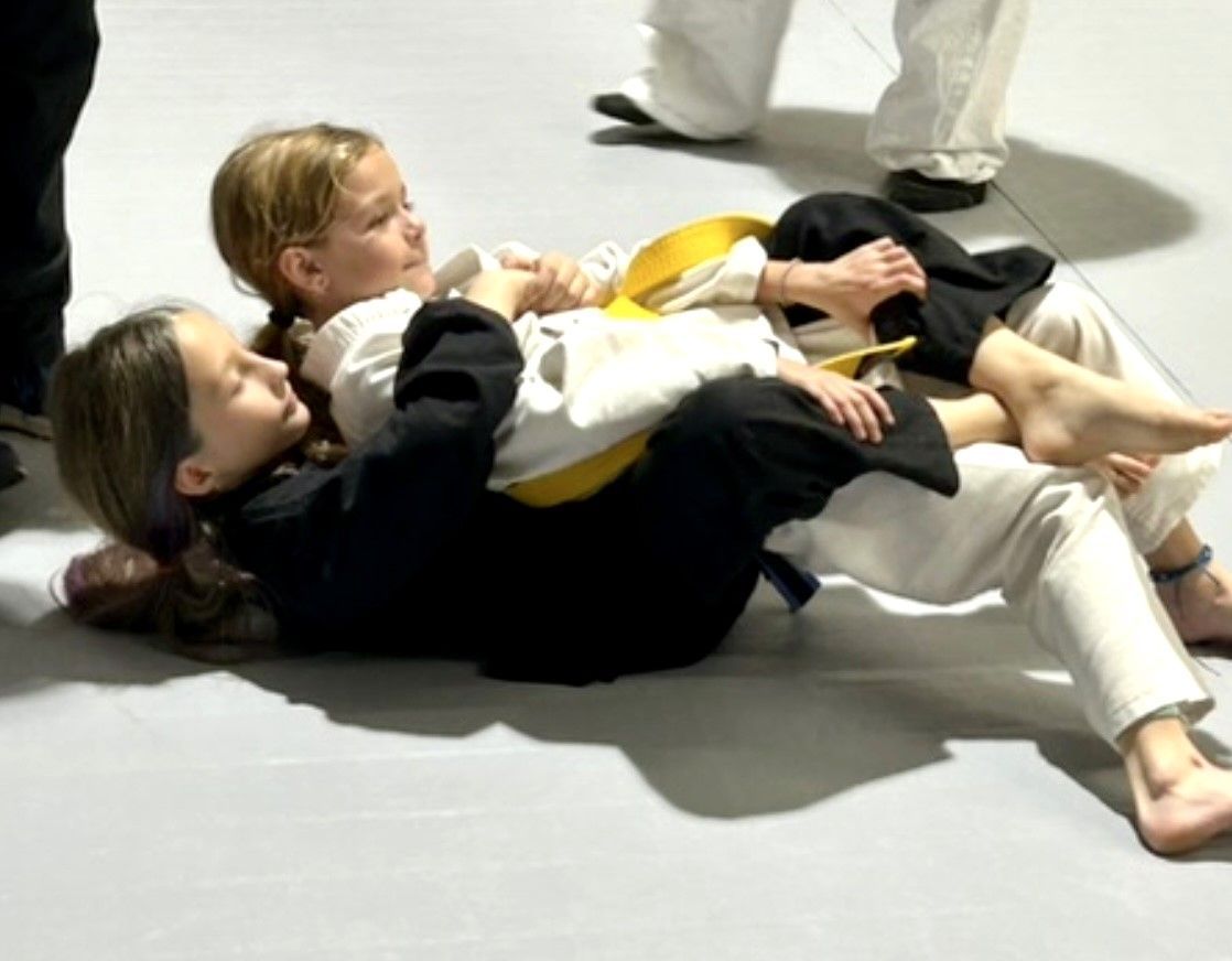 Kid's Jiu-Jitsu Classes Children's Gracie Jiu-Jitsu class in Sarasota learning grappling and self defense.