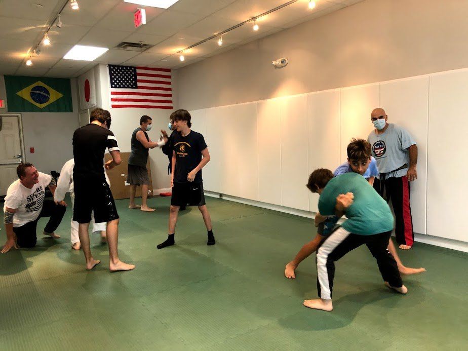 Self Defense, Karate and Jiu Jitsu training
