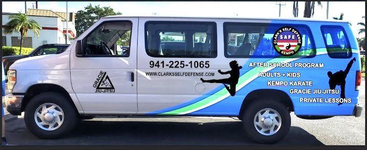 Karate After School Pick Up Van, Sarasota
