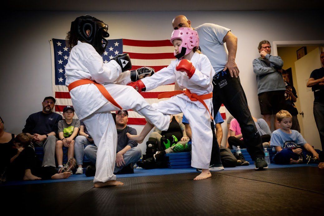 Karate sparring