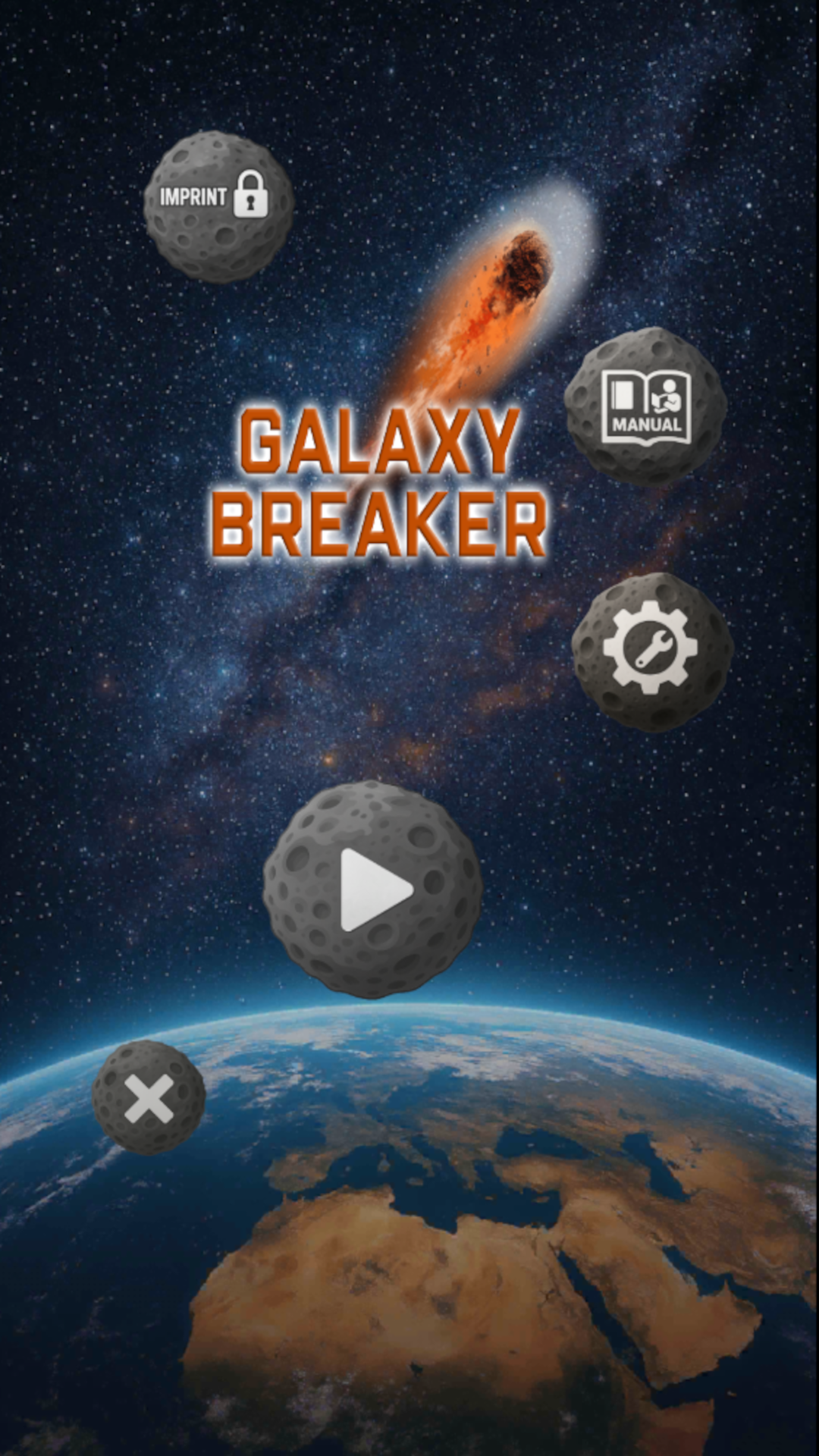 Galaxy Breaker In „Galaxy Breaker“ ist Ihre Mission klar: Rette die Galaxis vor den herannahenden Kometen! Ausgestattet mit einer gigantischen Laser-Kanone, müssen Sie strategisch denken und präzise zielen, um die Kometen und Alien-Raumschiffe rechtzeitig zu zerstören.