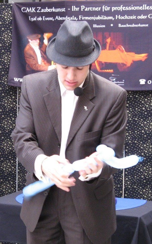 Ballonkünstler mit Ballonmodellage im Allgäu und Augsburg