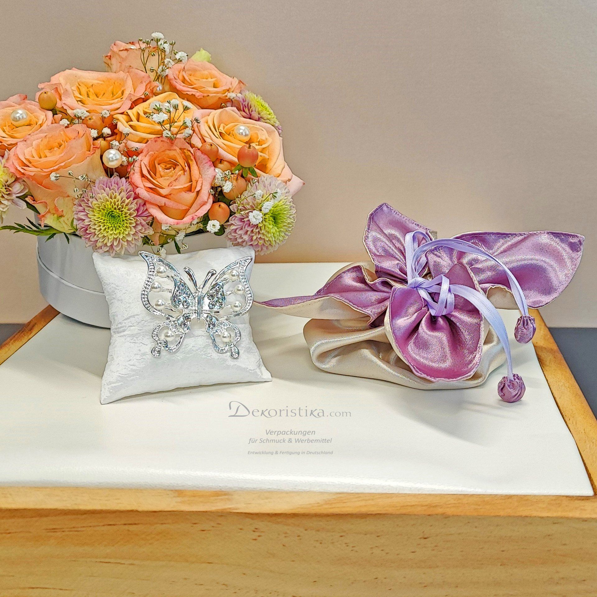 Wir fertigen Ihre Schmuckbeutel und Geschenksäckchen nach Ihren Wünschen.