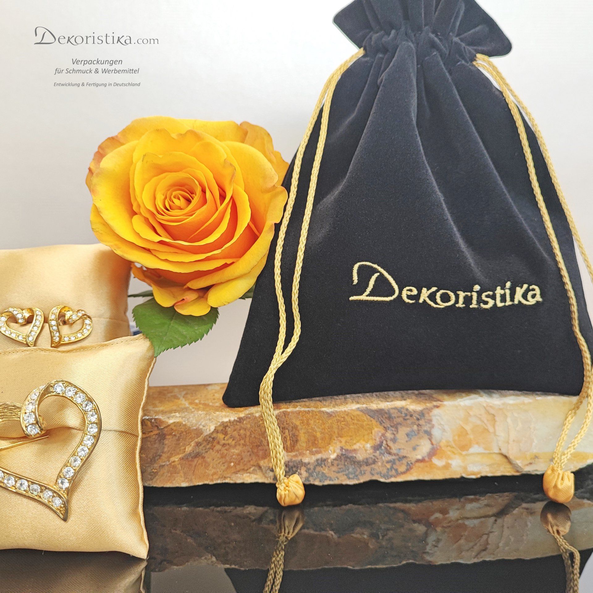 Wir fertigen Ihre Schmuckbeutel und Geschenksäckchen nach Ihren Wünschen.