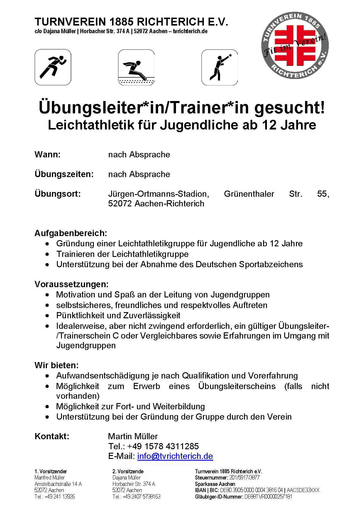 Flyer Turnen 2019