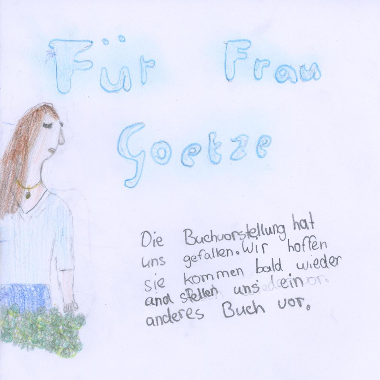 Portrait von S.M.A. Goetze, gezeichnet während der Buchvorstellung der Wolfsliebe-Trilogie. Portrait von S.M.A. Goetze, gezeichnet während der Buchvorstellung der Wolfsliebe-Trilogie. - Bücher, Trilogie, Fantasy, Romantasy, Werwolf, Schule, Schullektüre, Jugendbuch, Wolfsliebe.