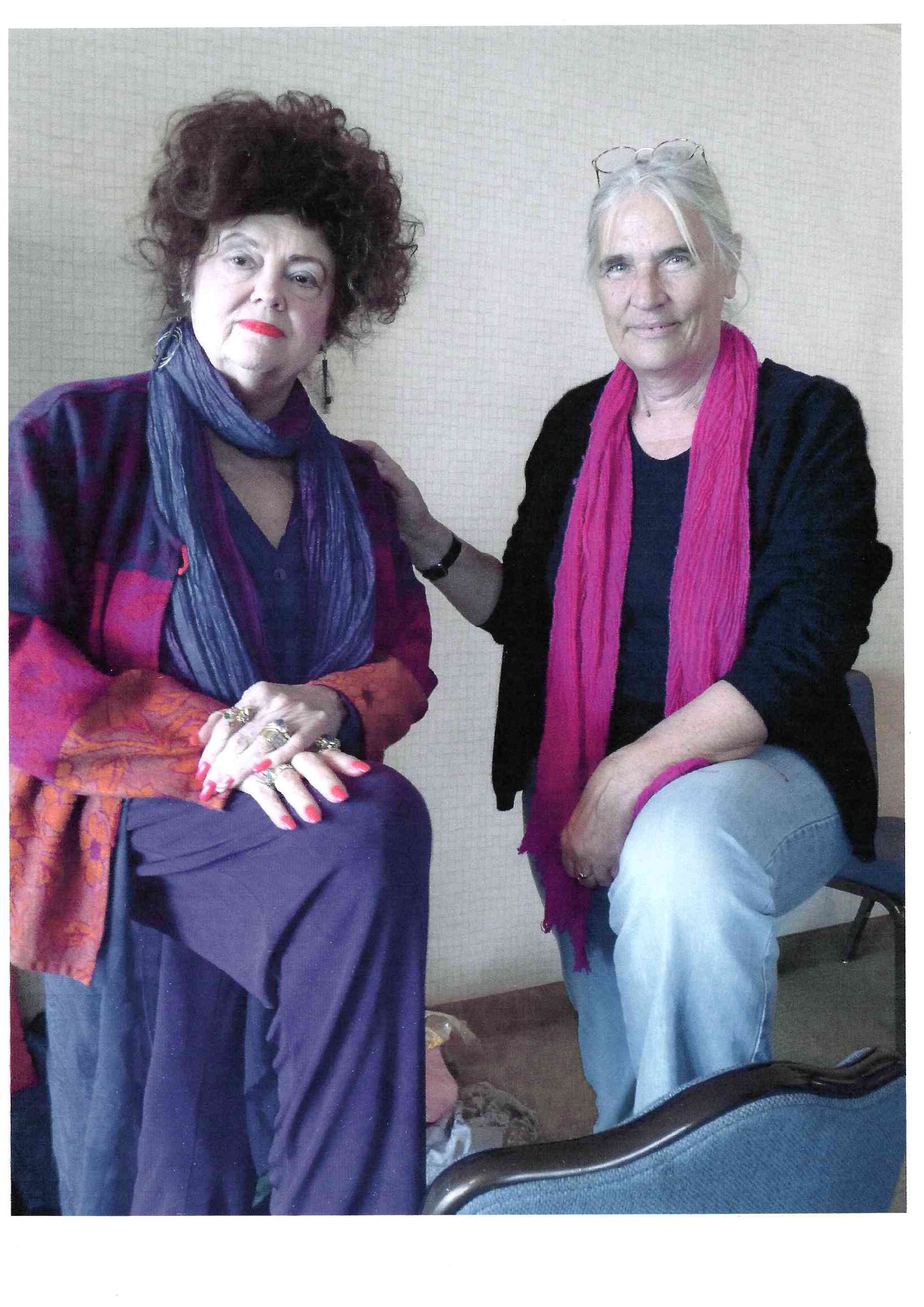 Ella und Ingeborg Ella Mae Shearon mit Dr. Ingeborg Wegehaupt-Schneider