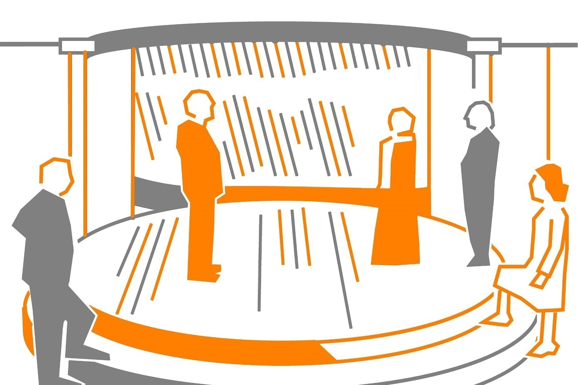 Skizze der Beacon-Bühne