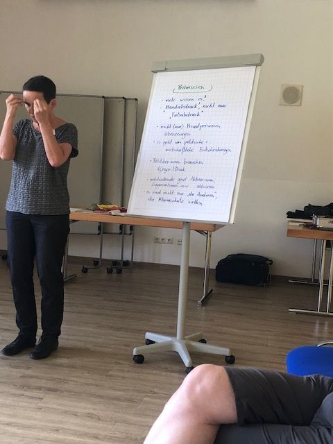 Katharina Novy im Workshop