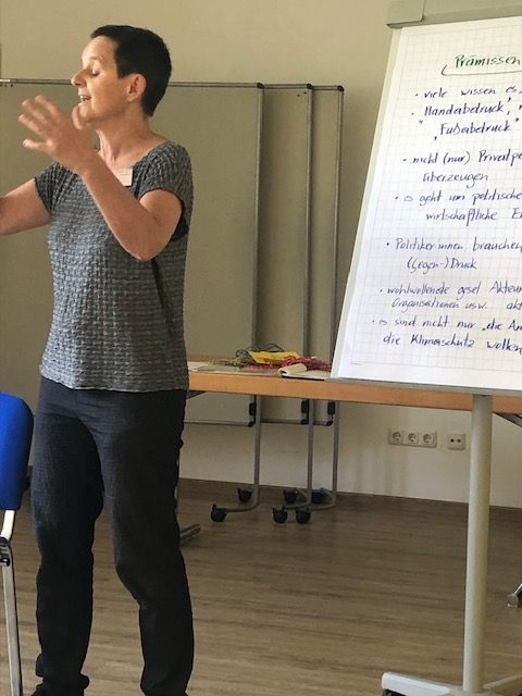 Katharina Novy im Workshop