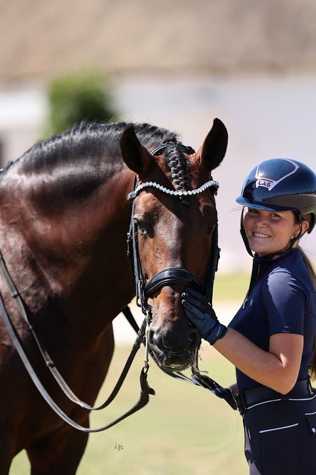 Navy Reign adult equestrian short sleeve training top. Breathable 4-way stretch fabric with perforated back ventilation and UVP 40+ sun protection. By Ice Equestrian
