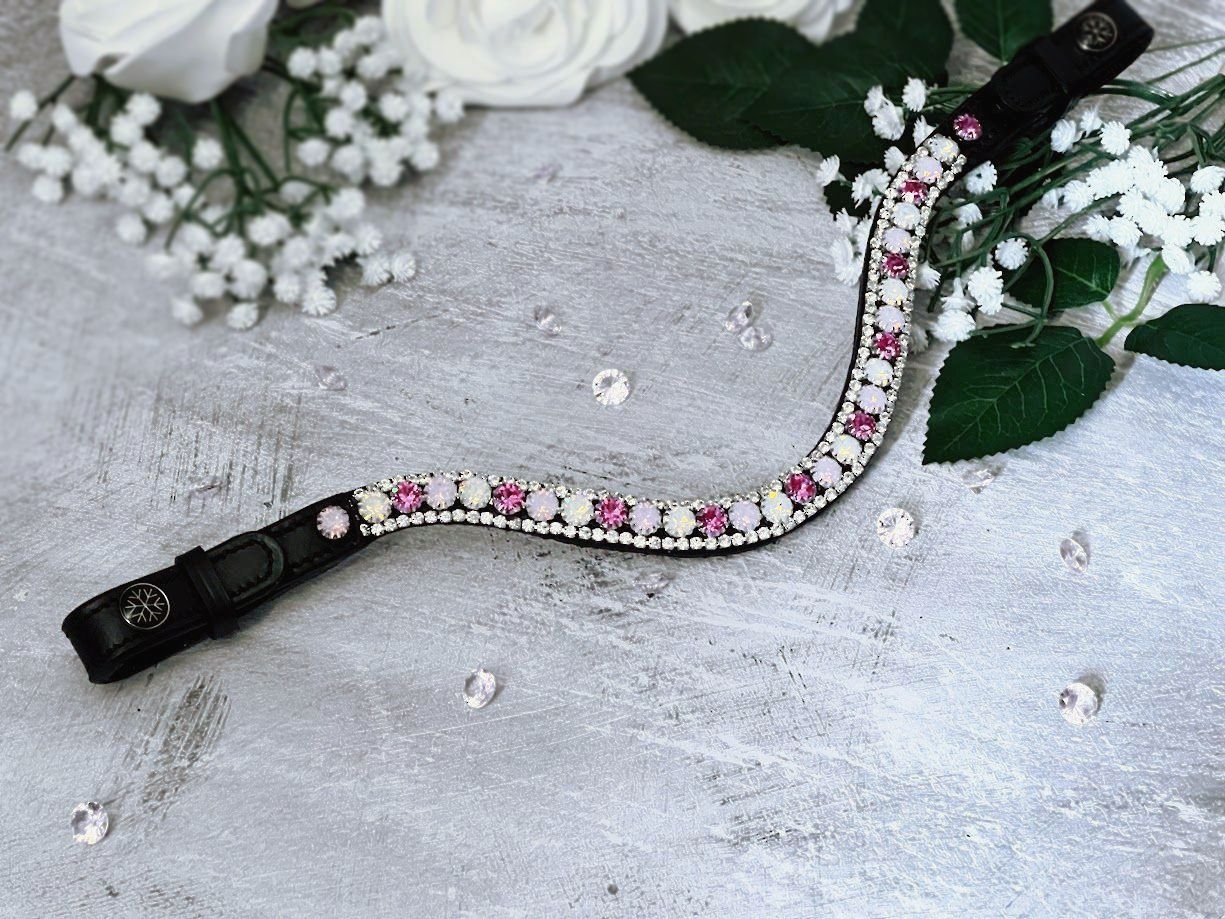Equestrian Quick Change Bling Browband Preciosa Crystals