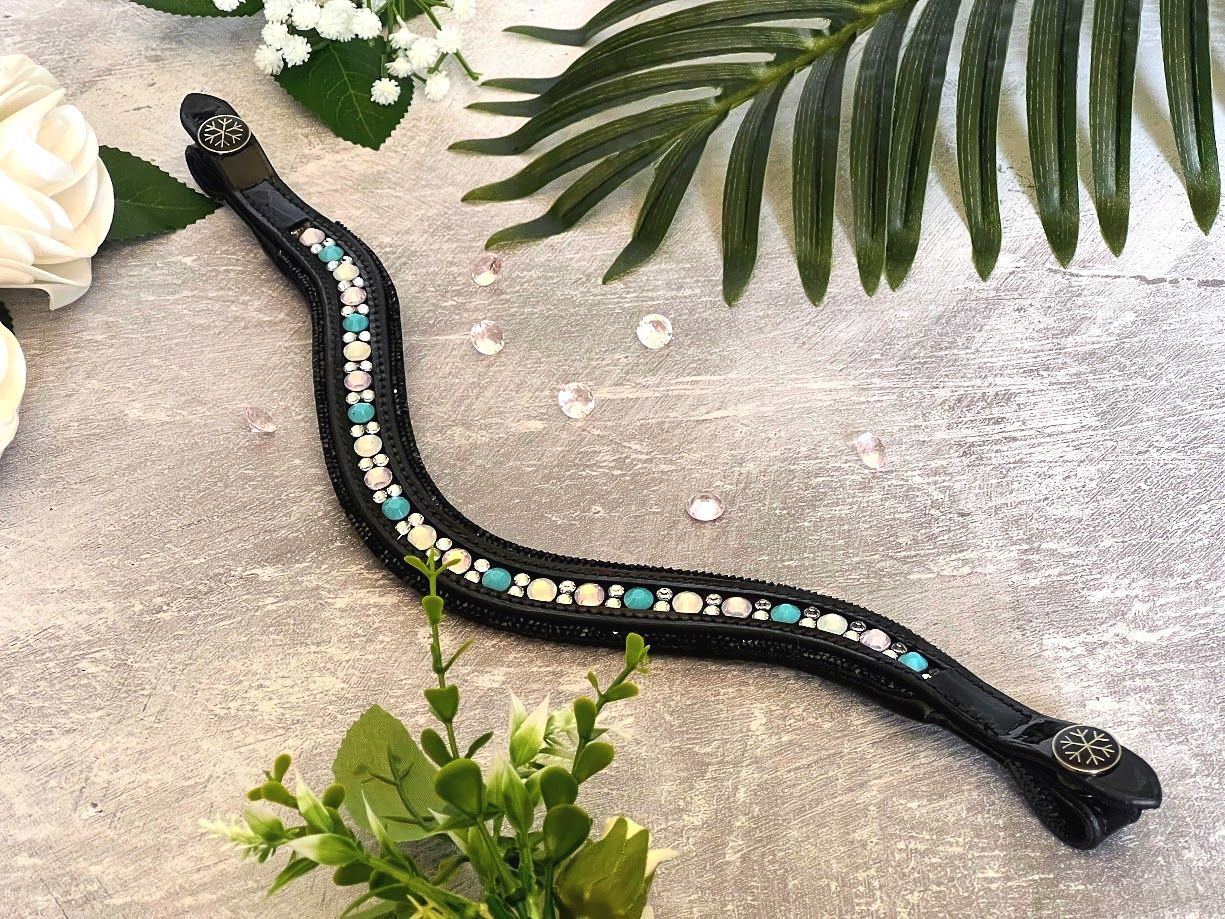 Italian leather browband