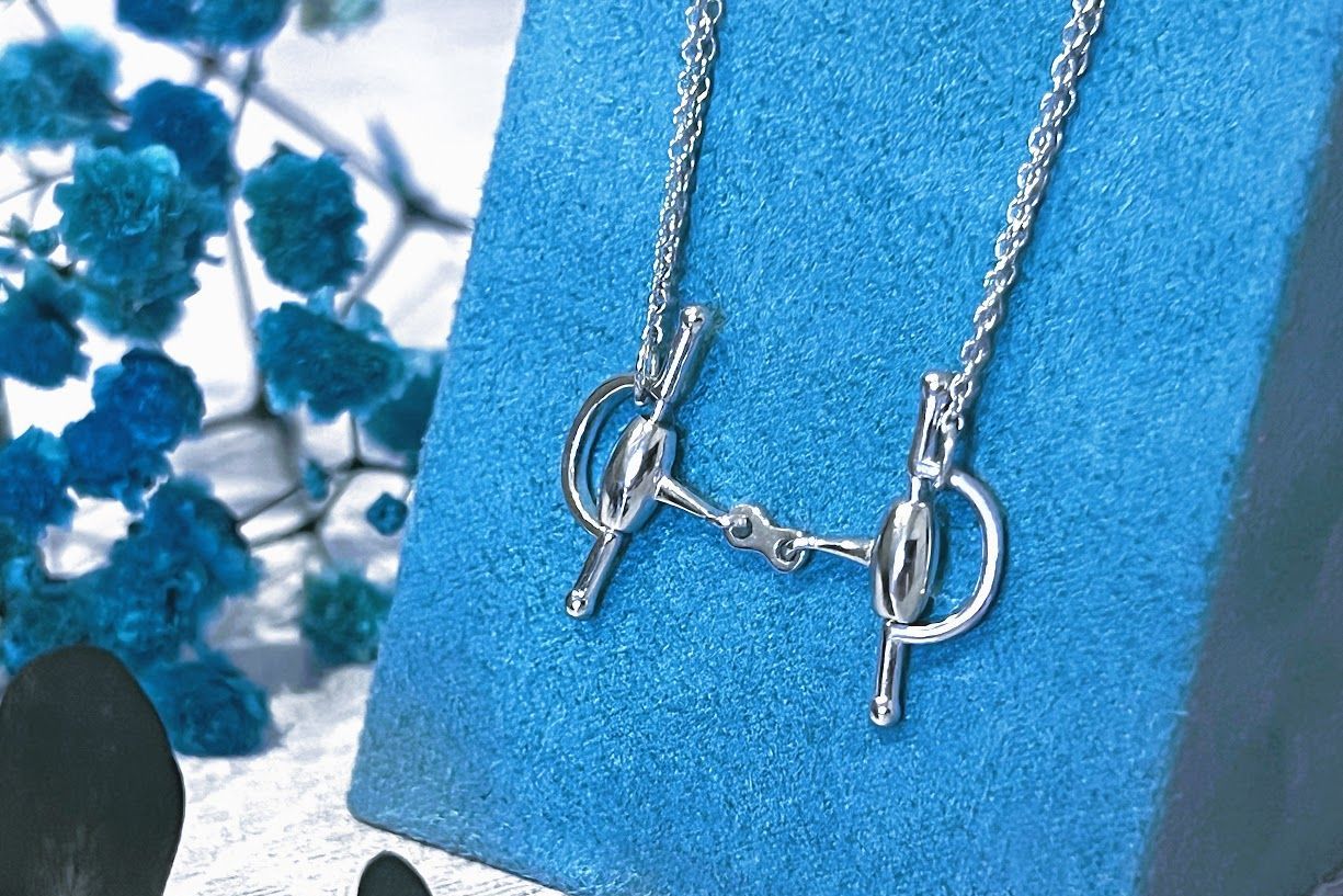 Equestrian Jewellery 925 Sterling Silver Snaffle Earrings