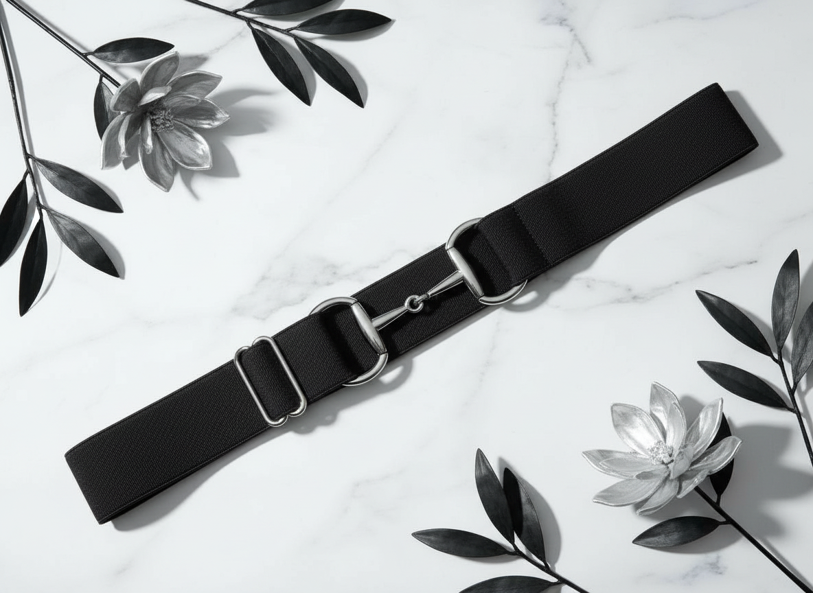 Cruze Snaffle Belt Black / Young Rider & Rider Accessories
The Cruze Black is a timeless essential featuring a premium black elastic paired with a polished silver snaffle bit. It is designed for a clean, professional look that works perfectly both in the saddle and with casual wear.
Finished with a secure hook closure, this belt features an adjustable surcingle slider to ensure the perfect fit and all-day comfort. Available in both Young Rider and Rider sizes
Specifications
Material: Premium Elastic
Width: 1.5 Inches
Hardware: Polished Silver Snaffle Bit
Closure: Secure Hook Fastening
Size Options: Young Rider (One Size: Ages 5–14) | Rider (One Size: 2XS–3XL