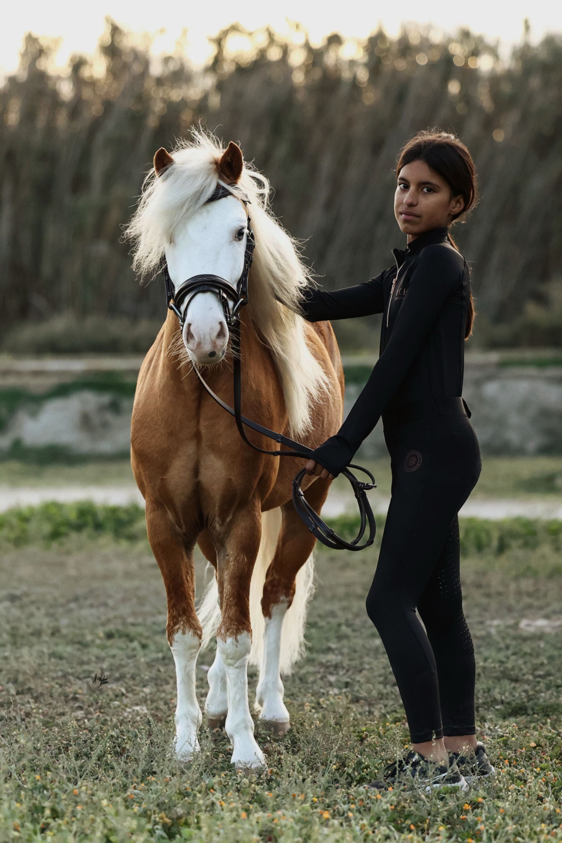 Childrens equestrian base layer