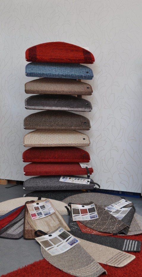 Teppichfliesen Stufen Muster 1