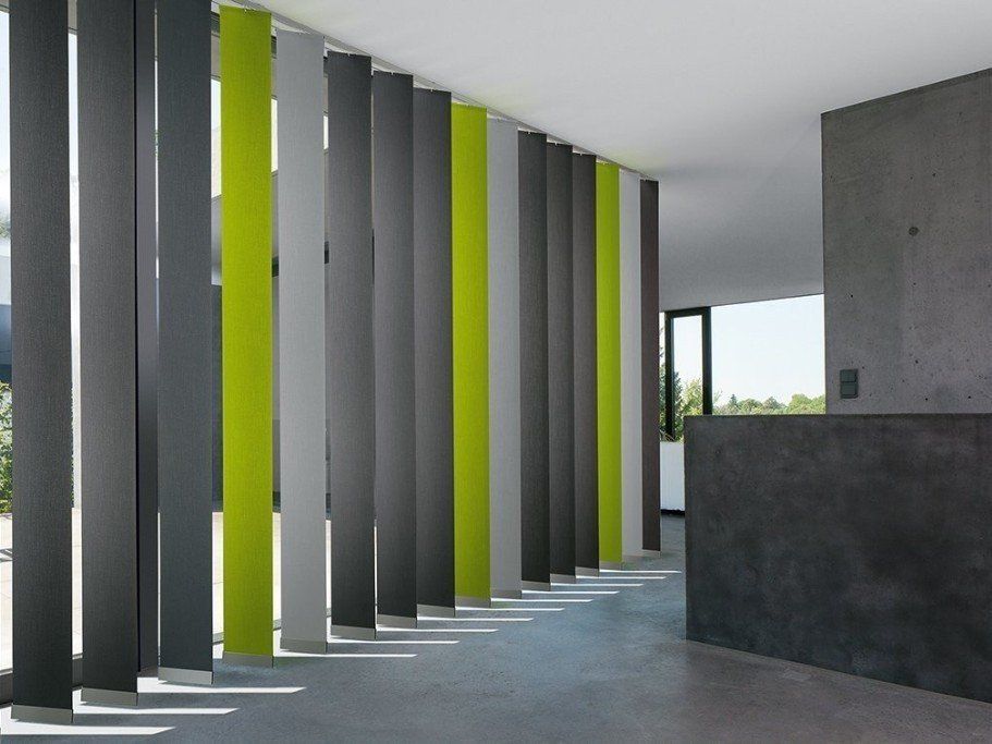 Sonnenschutz ist schon längst nicht mehr nur Sonnenschutz. Beispielfoto eines Sonnenschutz Lamellenvorhangs