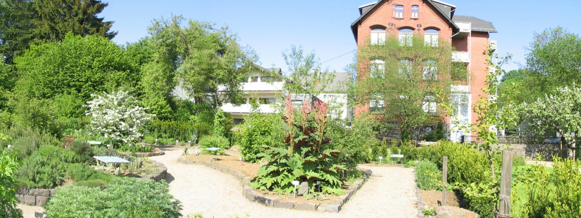 Der Apothekergarten im Kurpark von Bad Marienberg Der Apothekergarten im Kurpark von Bad Marienberg