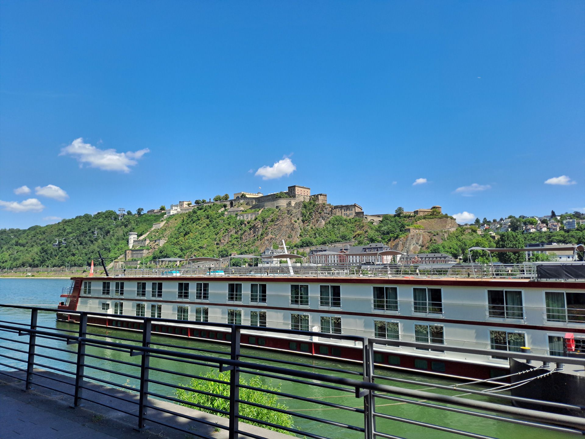 Koblenz, Rheinufer, Schiffanlegestelle Koblenz, Rheinufer, Schiffanlegestelle