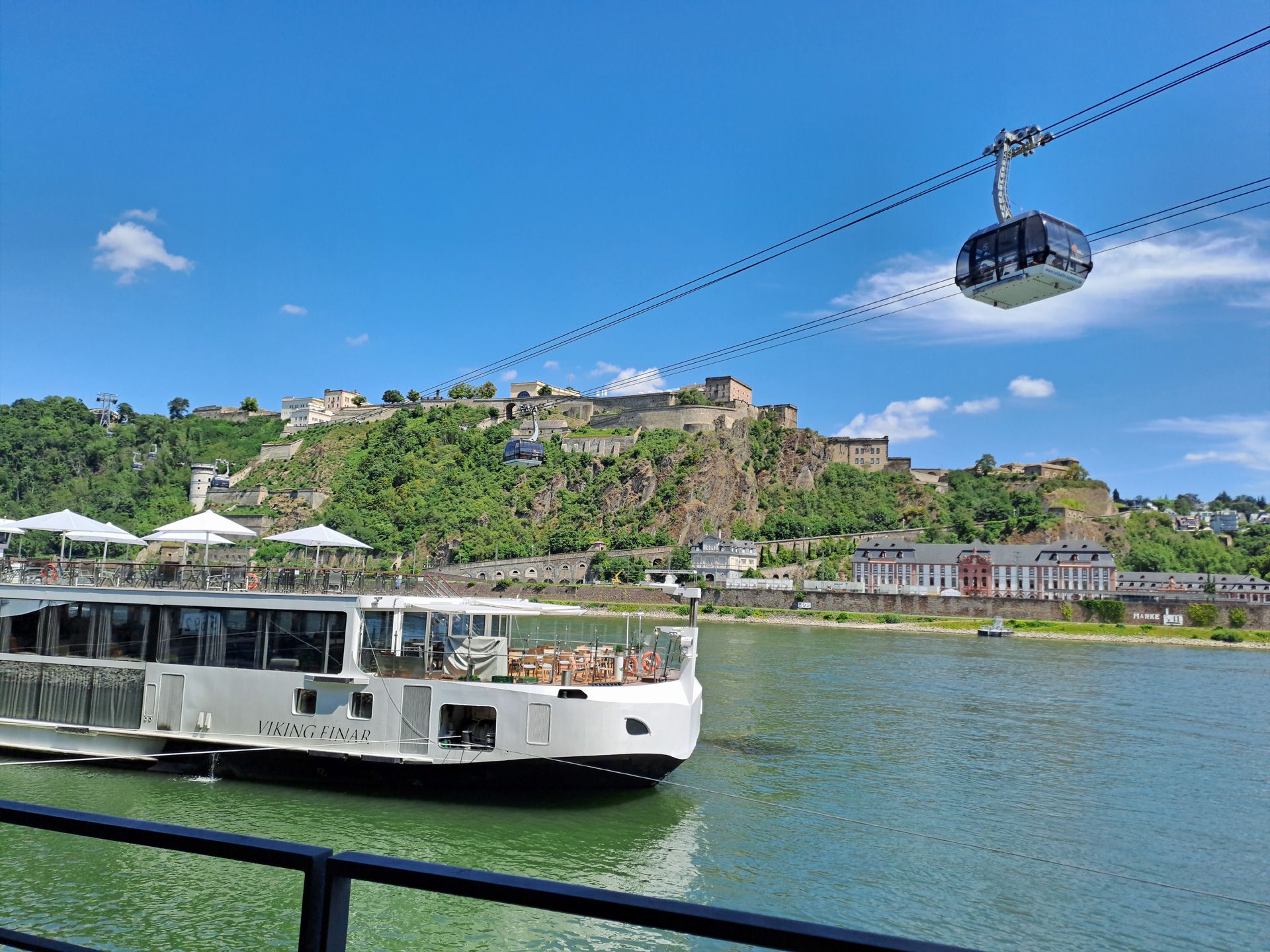 Koblenz, Festung Ehrenbreitstein am Rhein Koblenz, Festung Ehrenbreitstein am Rhein