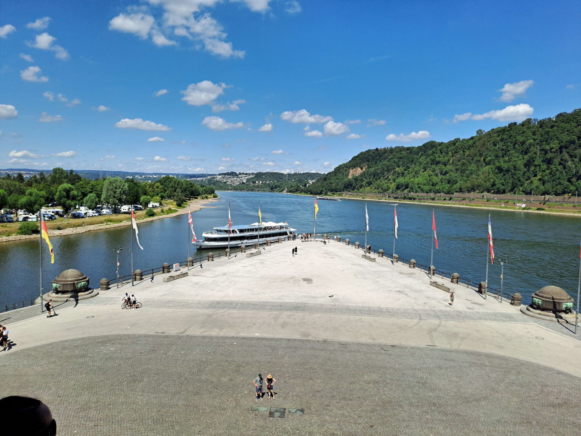 Koblenz, Deutsches Eck Koblenz, Deutsches Eck