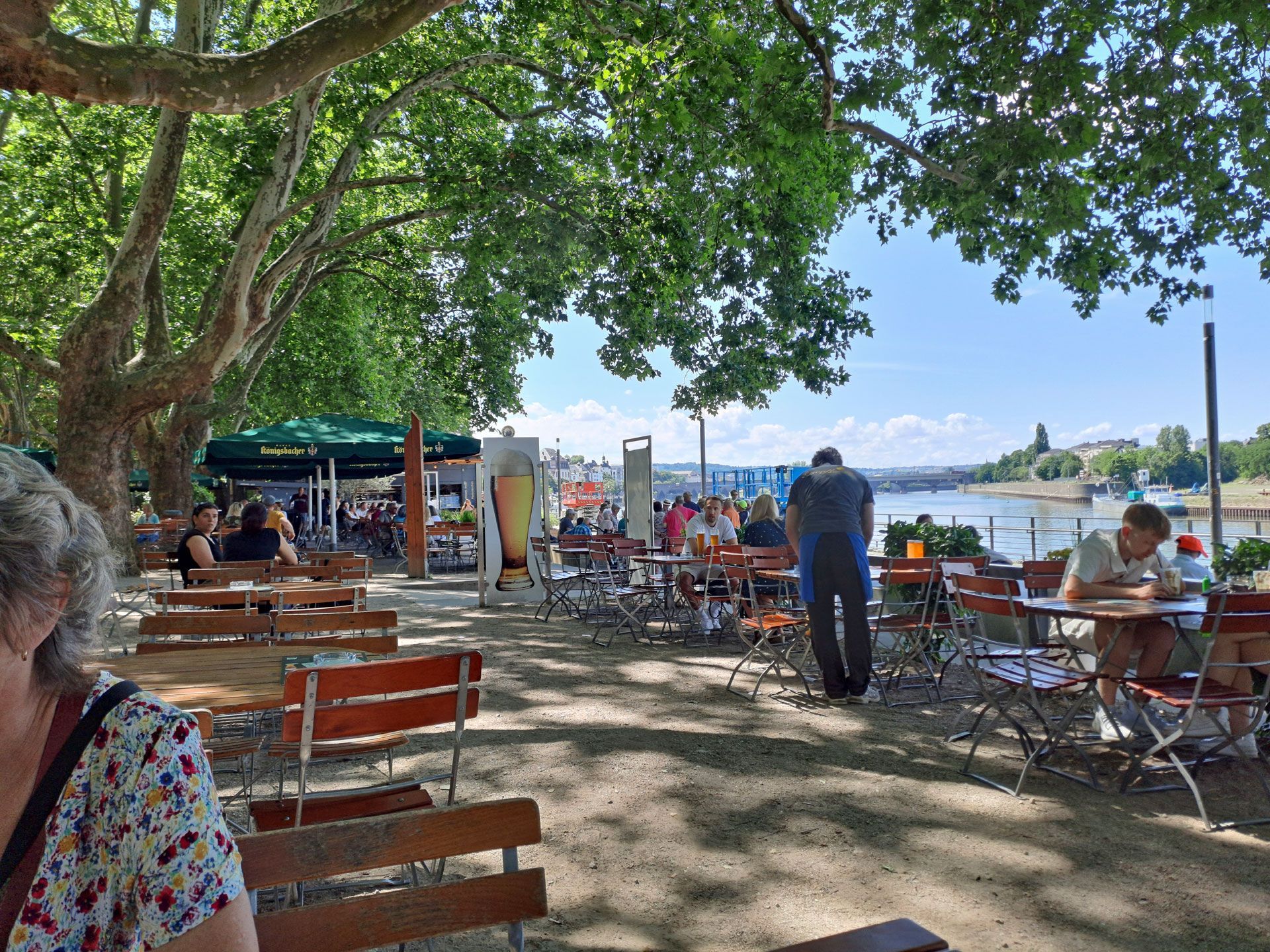 Koblenz, Promenade an der Mosel Koblenz, Promenade an der Mosel