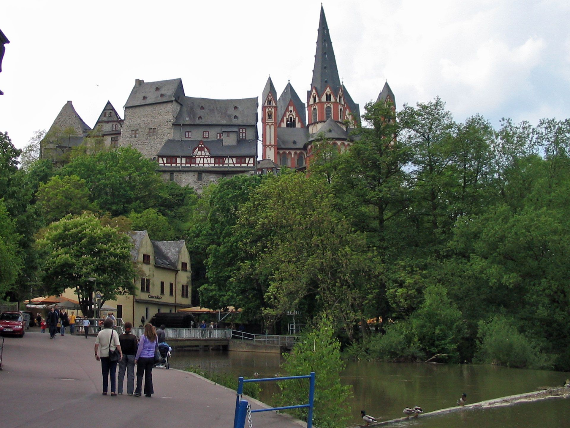 Limburg an der Lahn, Blick zum Dom Limburg an der Lahn, Blick zum Dom