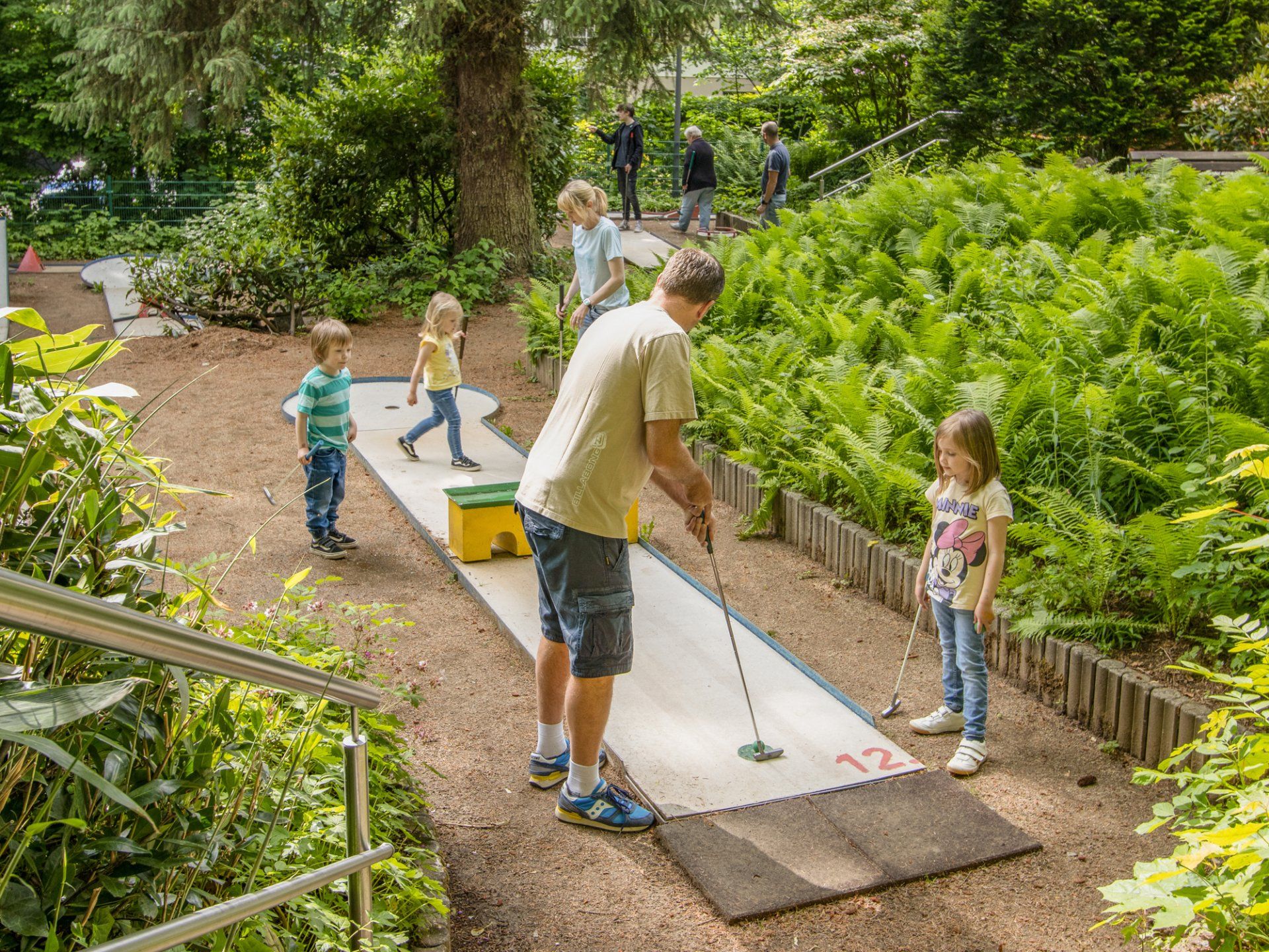 Minigolfplatz im Kurpark von Bad Marienberg Minigolfplatz im Kurpark von Bad Marienberg