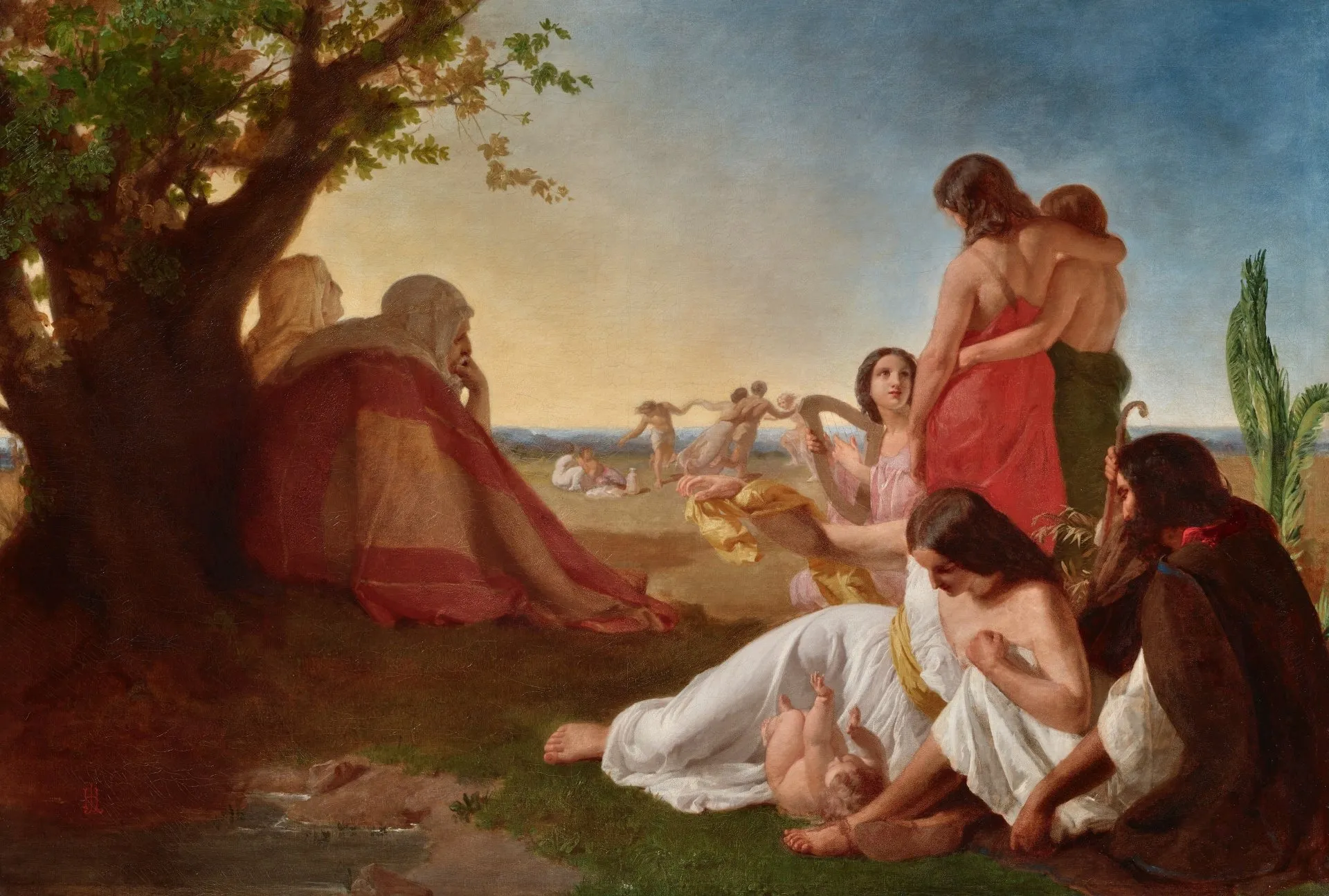 Allégorie de la vie humaine Henri Lehmann Kiel 1814-1882 Paris