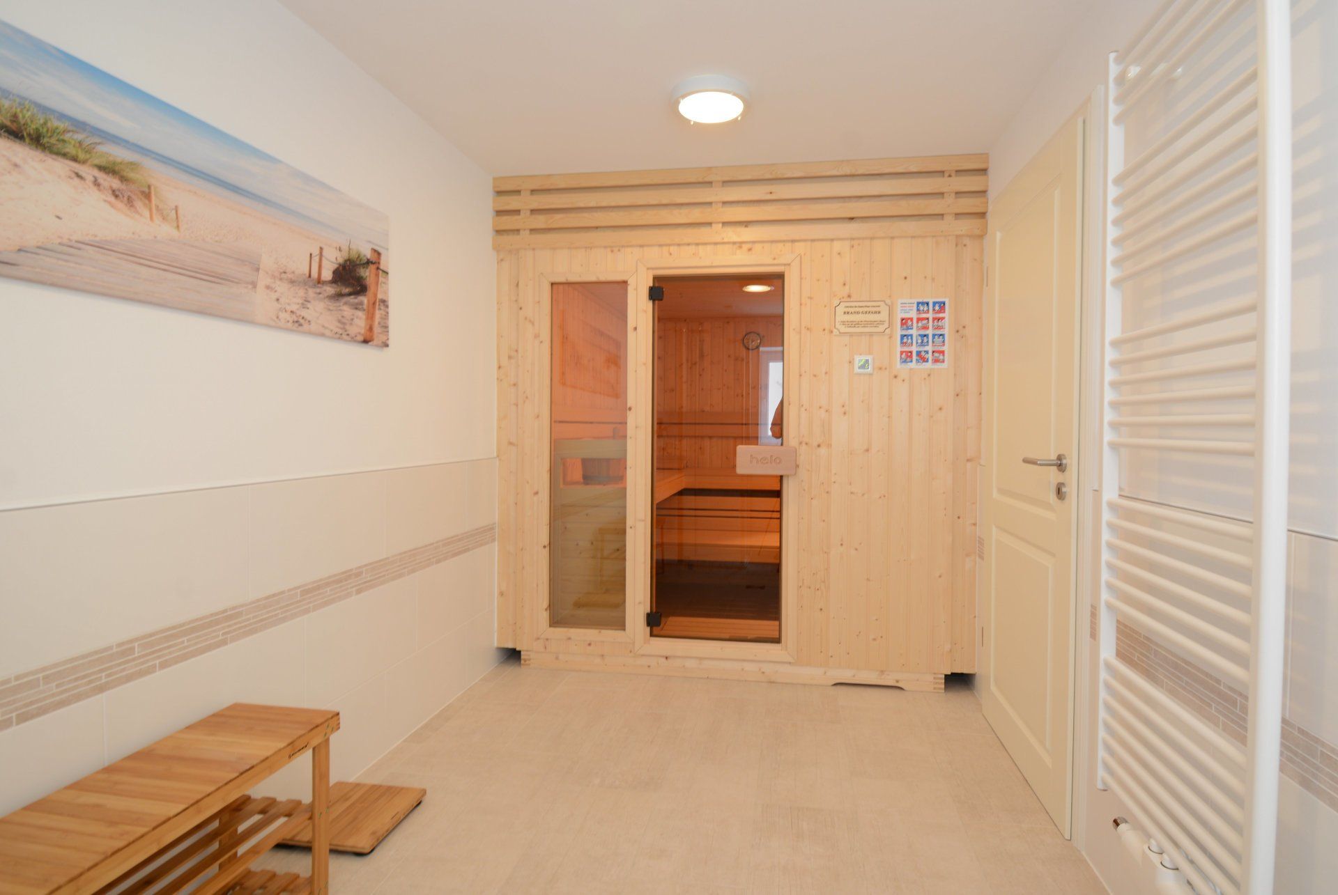Sauna in Ferienhaus Katharina
