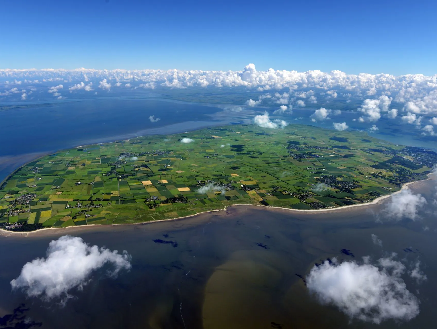 Luftbilder von Wyk auf Föhr
