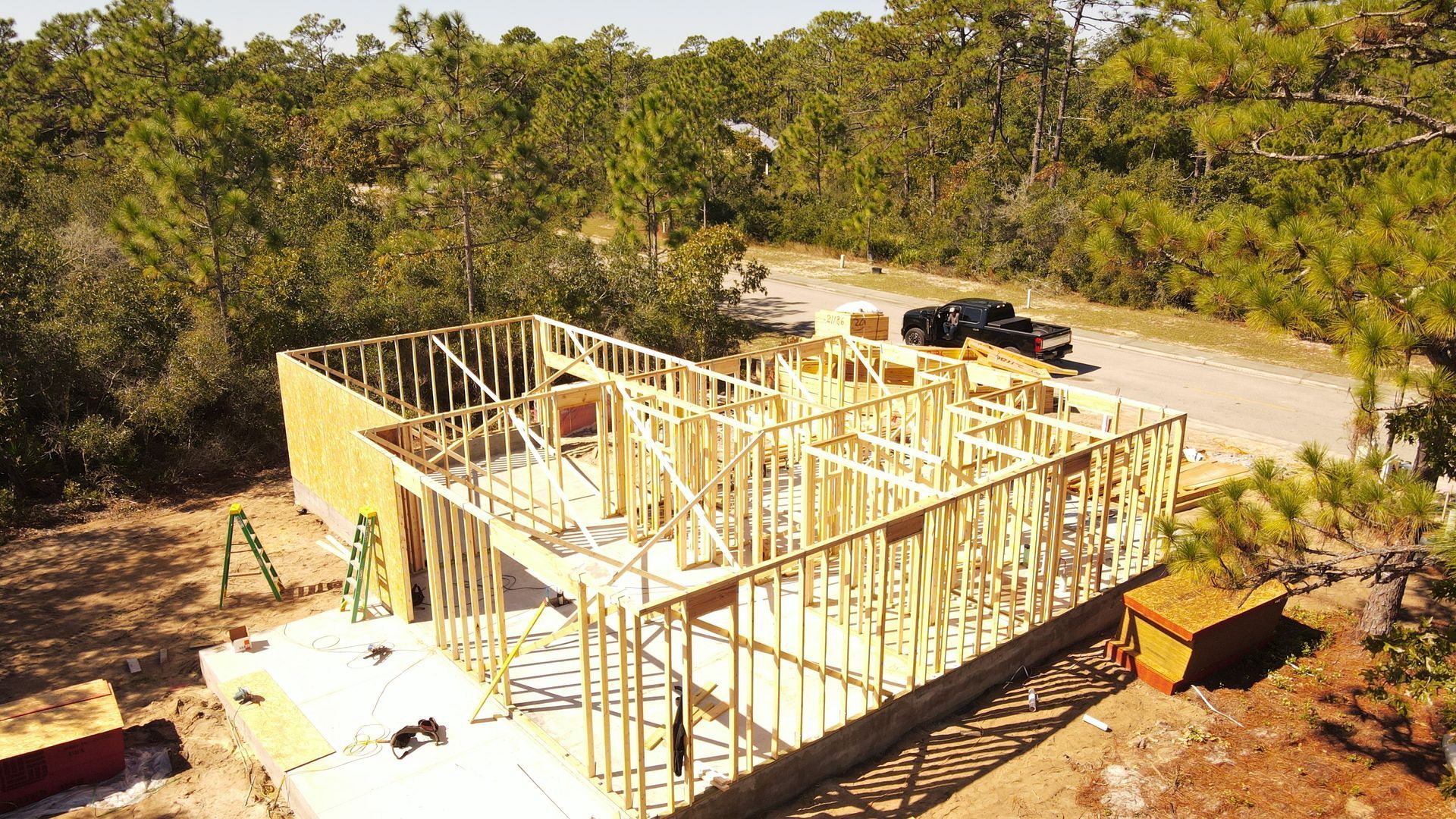 custom home framing construction