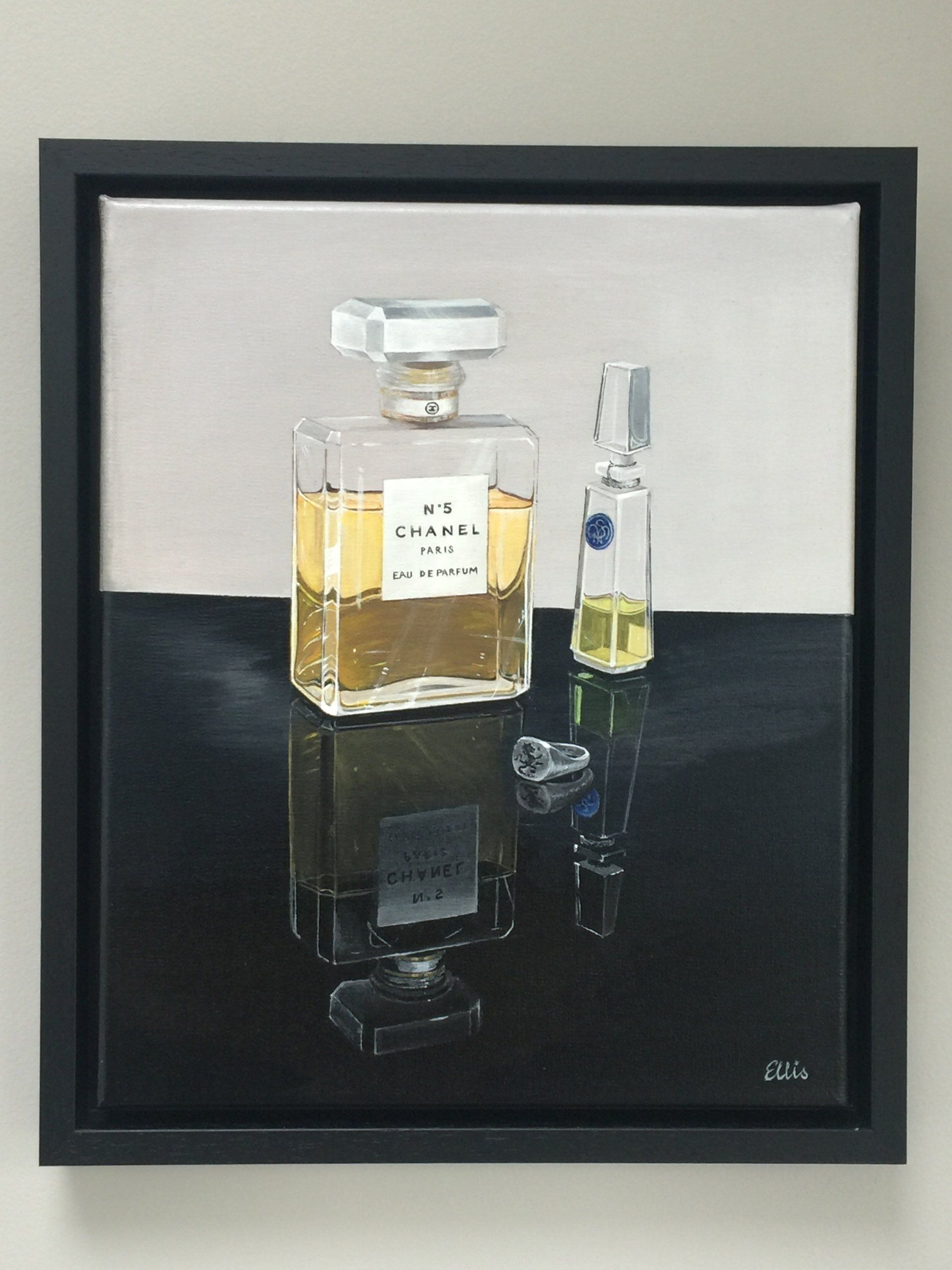 Chanel fragrance ellisartworks acrylic painting