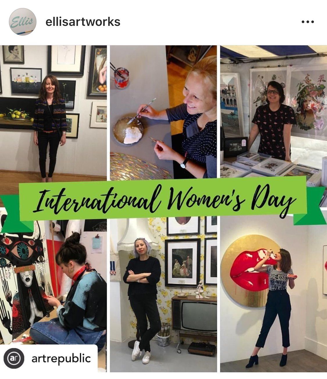 international women's day artist Anne-Marie Ellis