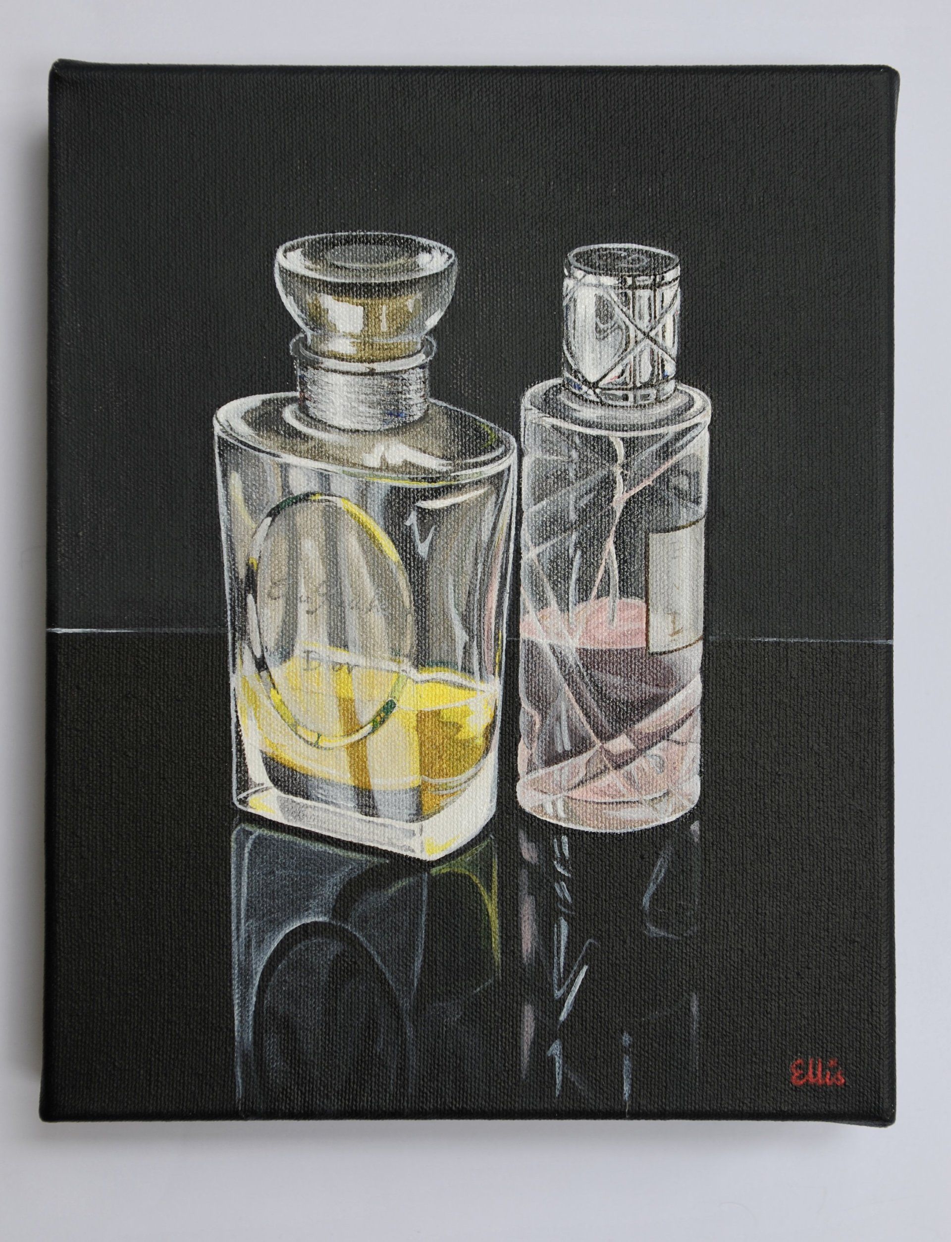 Dior perfume bottle painting fine art