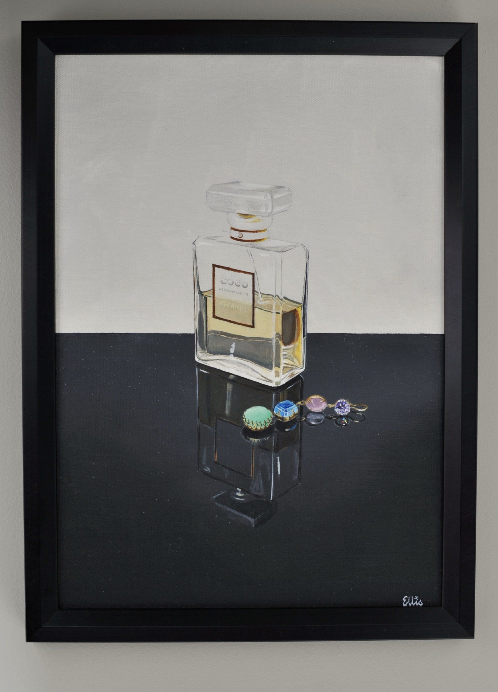 Coco Chanel bottle painting fine art