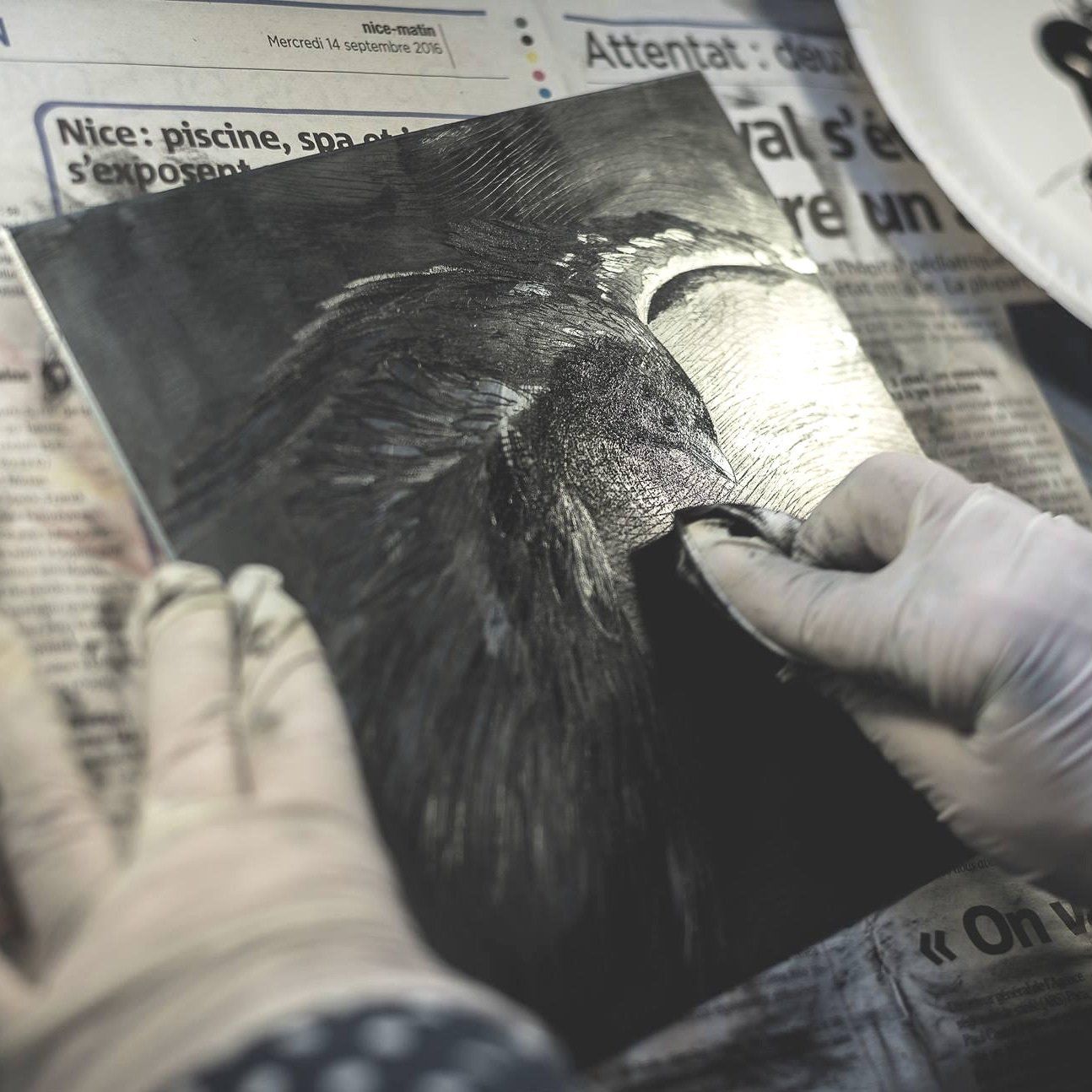 Jennifer Turner encrage Atlelier du Safranier, Antibes