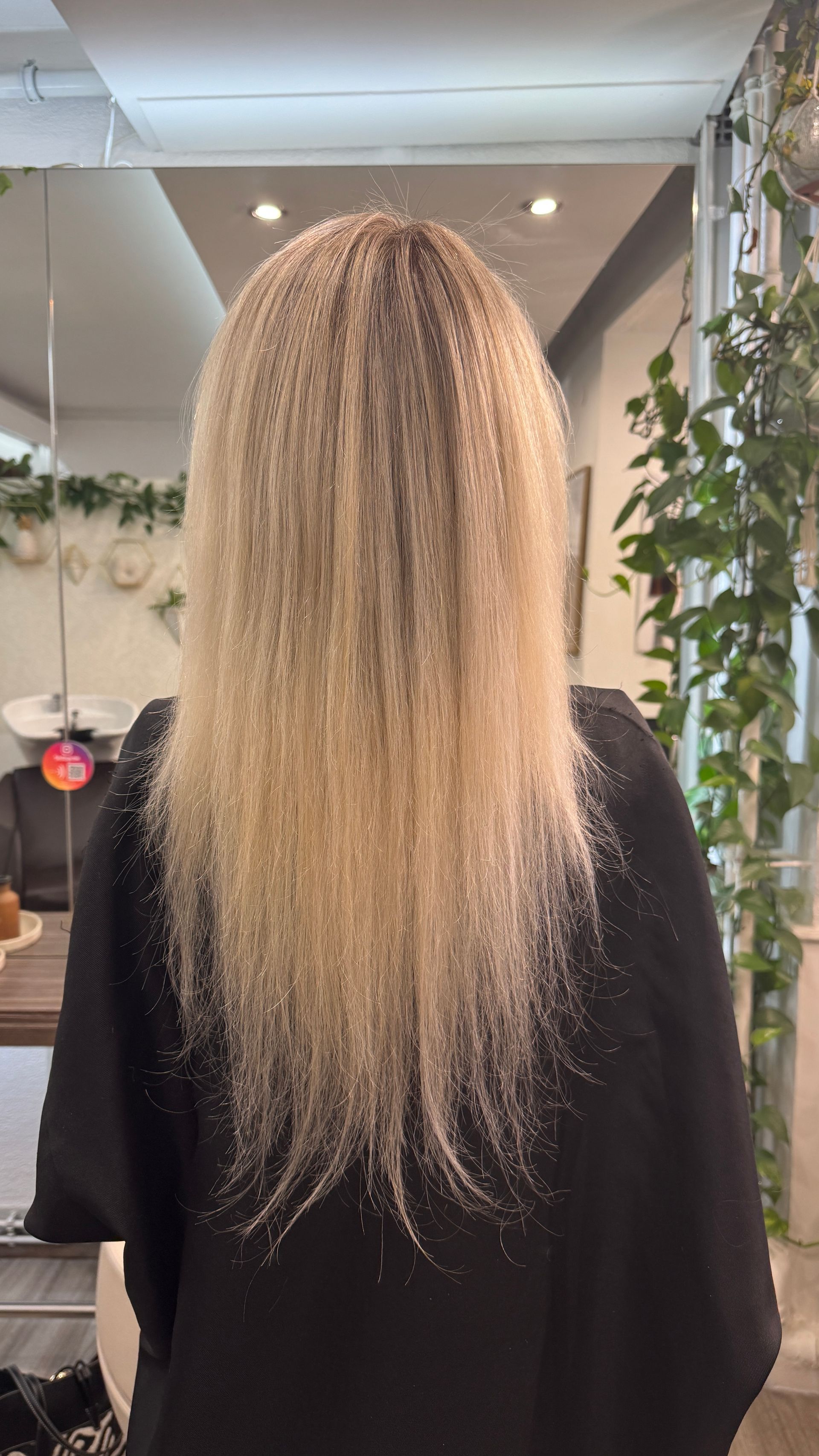 Vorher Bild vor
einer Haarverlängerung