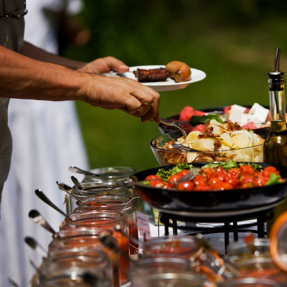 Image of food being served - Community Outreach Program