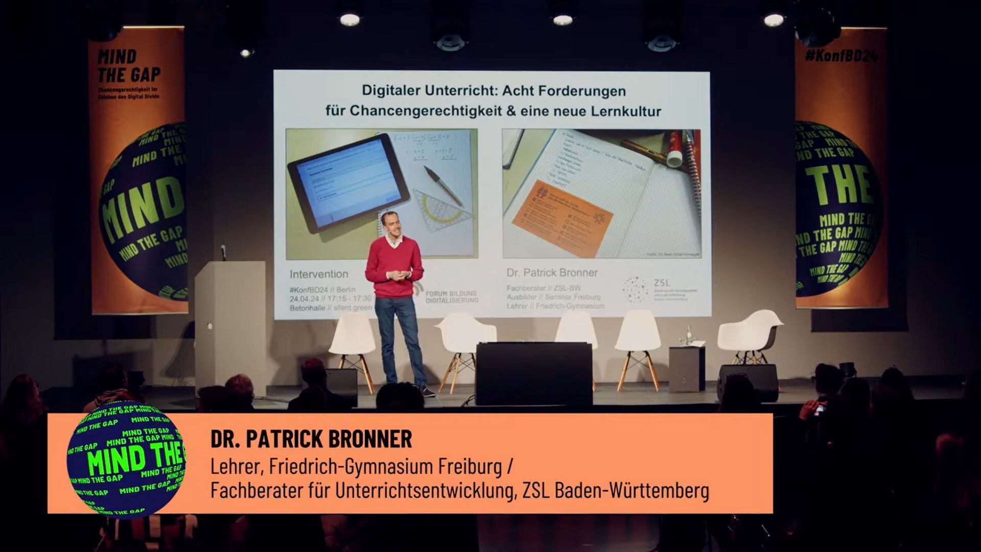Vortrag auf der Konferenz Bildung Digitalisierung 2024 in Berlin