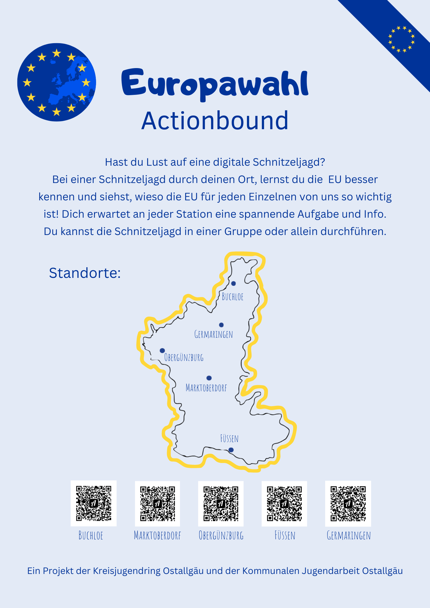 Übersichtskarte für Actionbounds