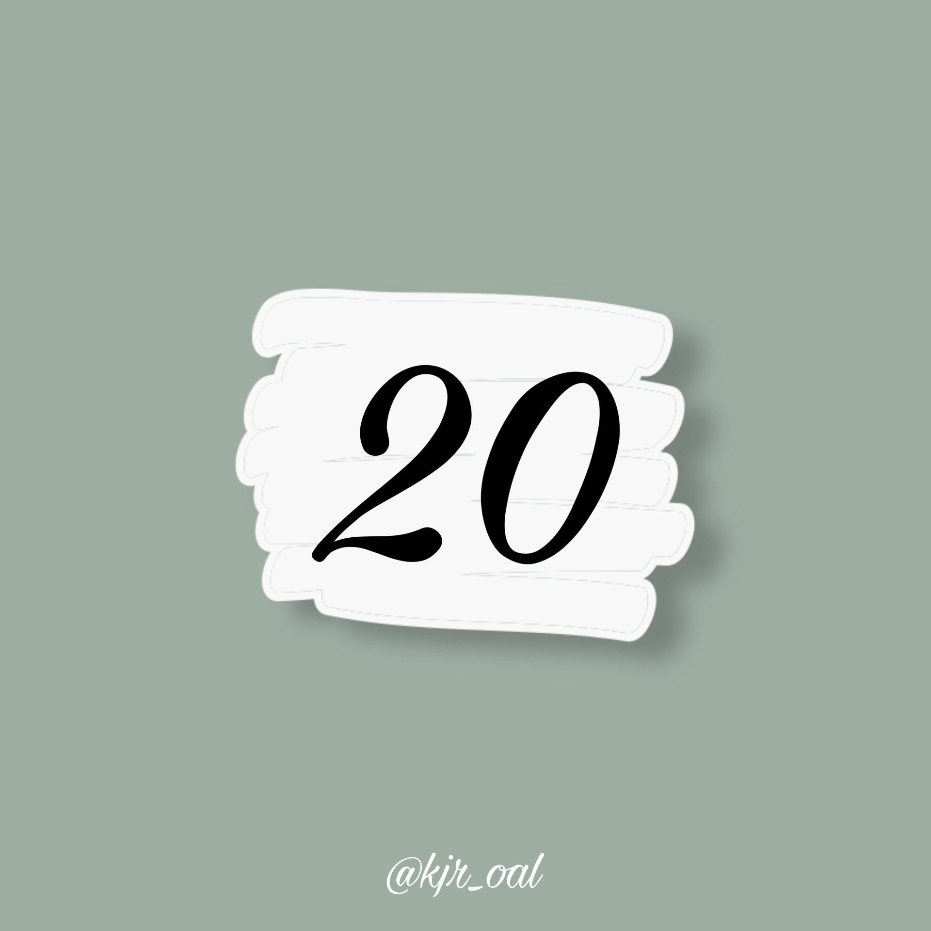 Zahl 20