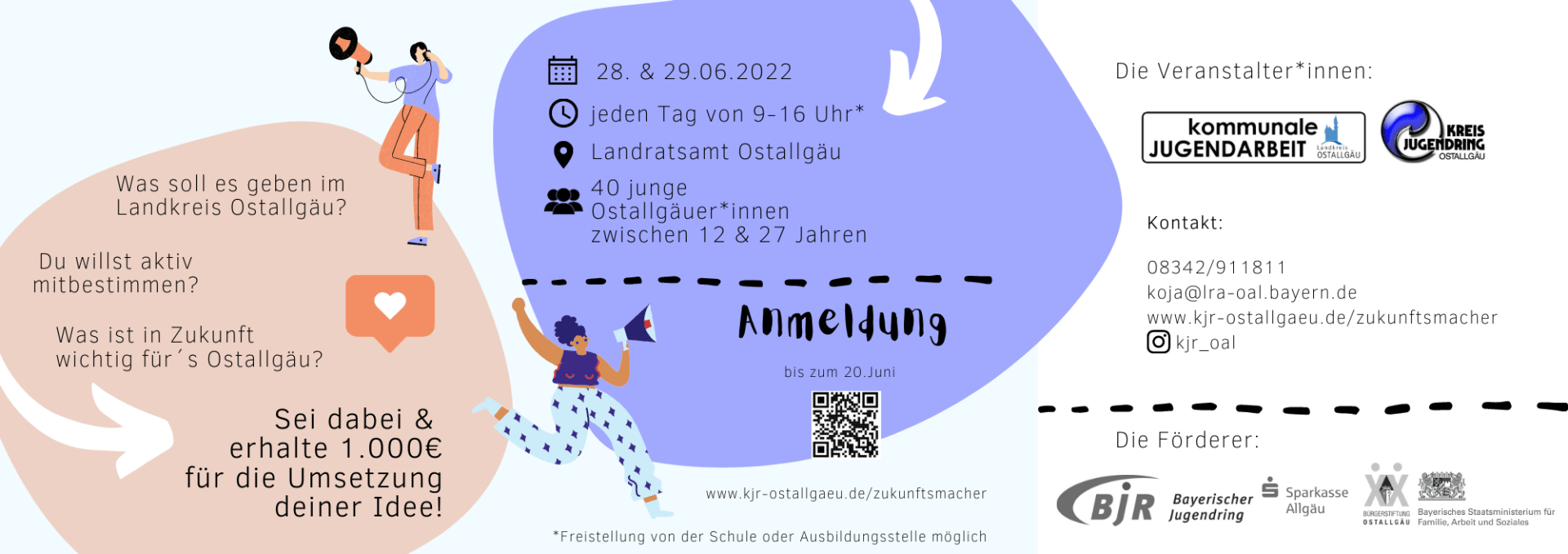 Flyer Zukunftsmacher*innen - Vorderseite