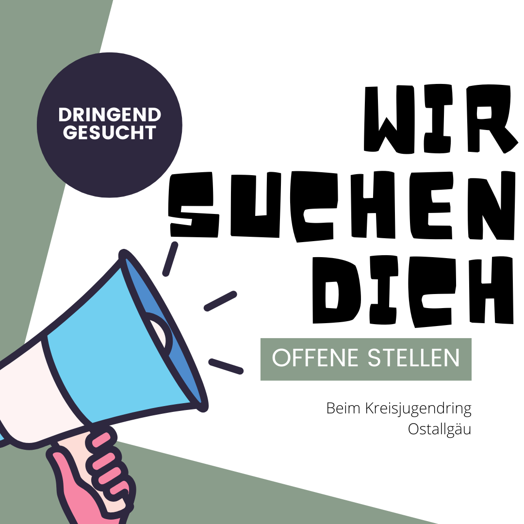 Offene Stellenangebote beim Kreisjugendring.