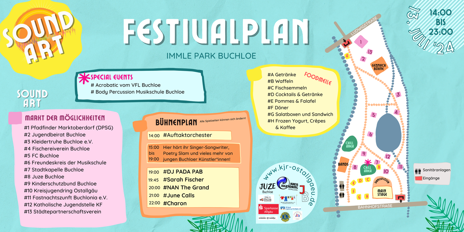Festivalplan soundART