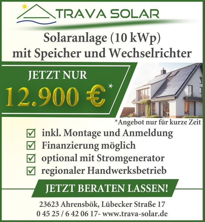 Photovoltaik mit Speicher Photovoltaik mit Speicher